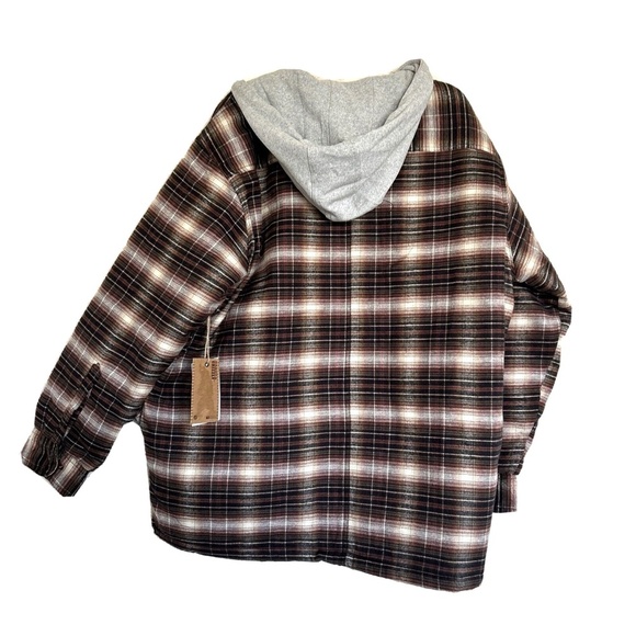 Dakota Grizzly Men's Providence Quilted Shirt Jacket in Rust Size 2X NEW - Picture 2 of 7